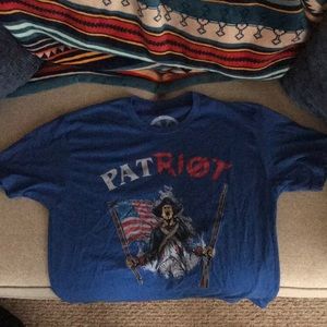 Valhalla wear patriot T-shirt.